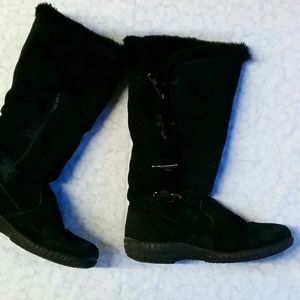 🔥💲 Suede black boots 36